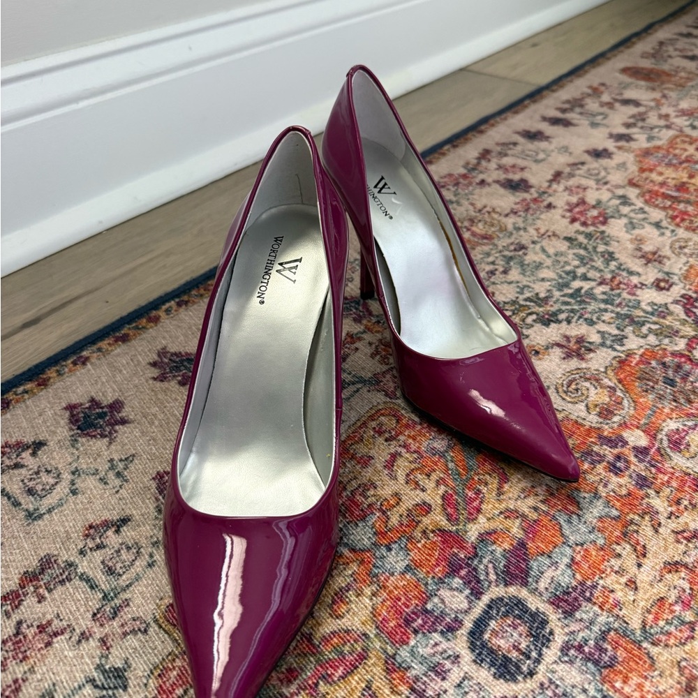 Fuchsia Patent Leather Heels
